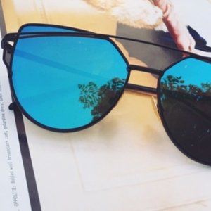 HOST PICK! Blue Mirrored Sunglasses